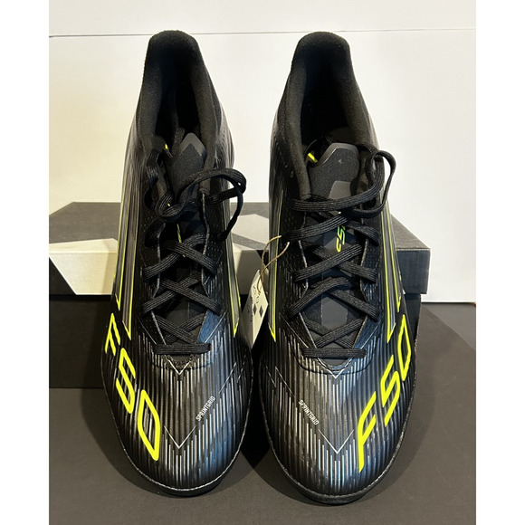 Adidas F50 League TF Soccer Cleats JH7725 Black Lucid Lemon Mens Size 12 main image 4